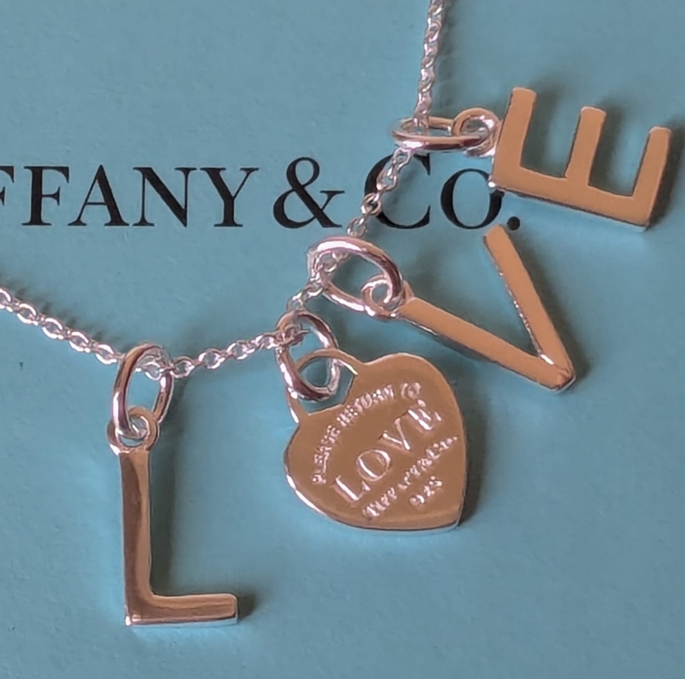 Tiffany & Co. Silver  Love  Heart Necklace - Picture 7 of 15